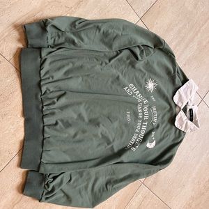 Collared crew neck sweater, XS women’s